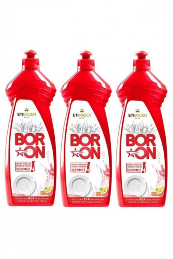 BORON ELDE BULAŞIK DET. 650 ML  3ADET