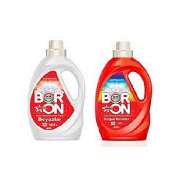 Boron Doğal Temizlik +doğal Renkler Sıvı Deterjan 1,69 Lt 2 X 26 Yıkama