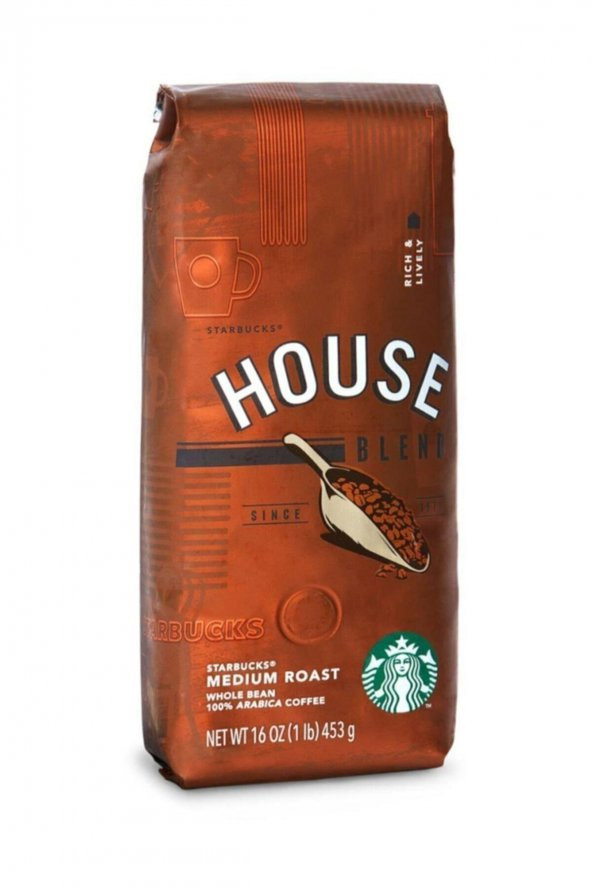 Starbucks House Blend Çekirdek Kahve 250 gr 1 Paket