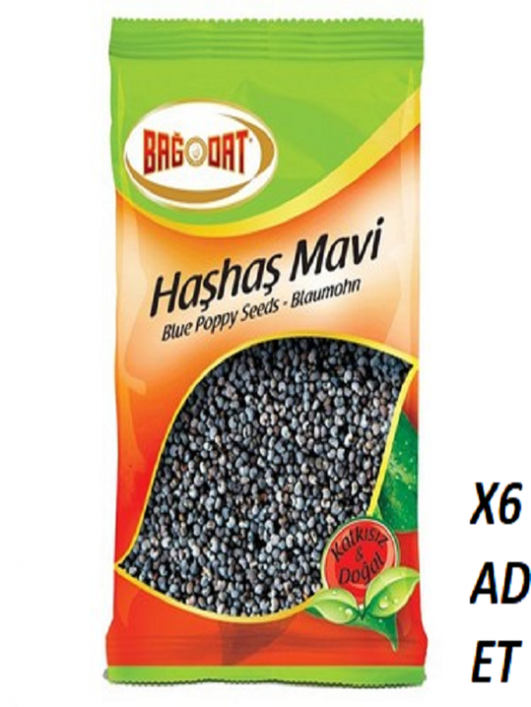 BAĞDAT HAŞHAŞ MAVİ 80GR 6 ADET