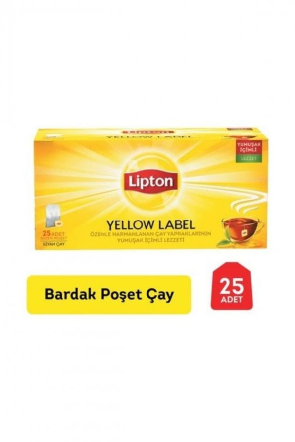 LİPTON Y.LABEL BARDAK 25 Lİ 50GR