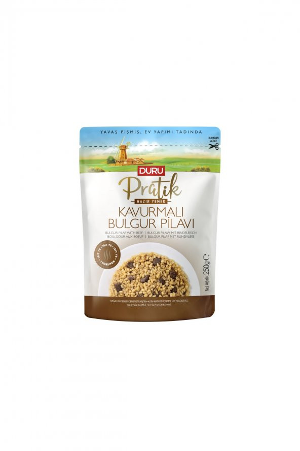 DURU KAVURMALI BULGUR PİLAVI 250 GR