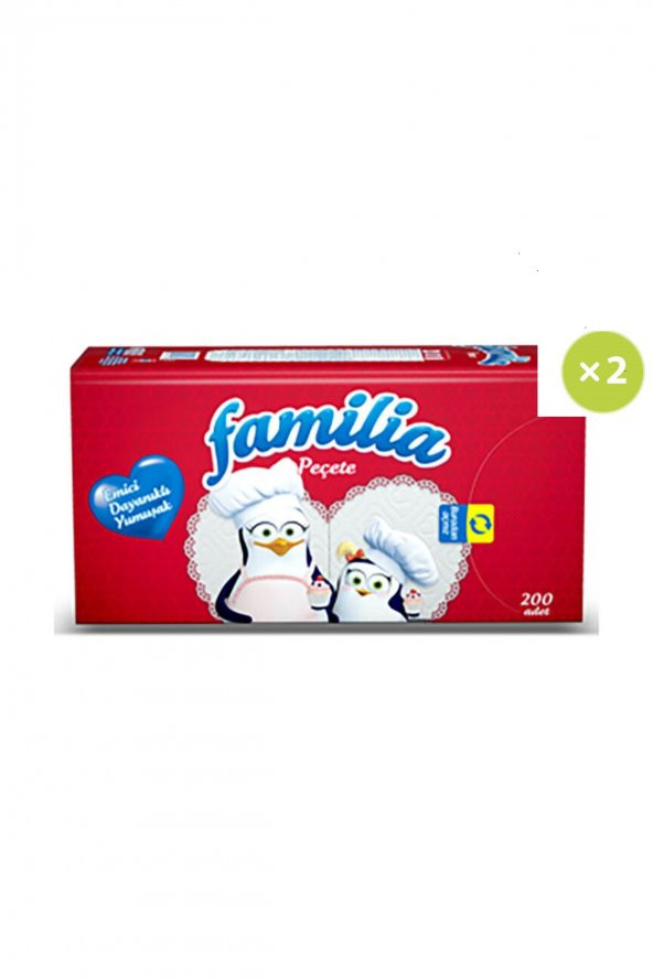 FAMİLİA PEÇETE 200'LÜ 2 ADET - 2