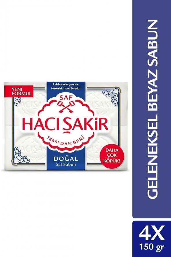 HŞ.BANYO SAB.DOĞAL 4X150GR