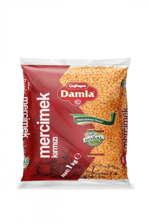 DAMLA KIRMIZI MERCİMEK 1 KG