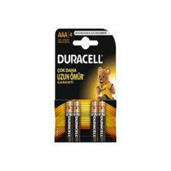 DURACELL 3A İNCE KALEM PİL 4'LÜ