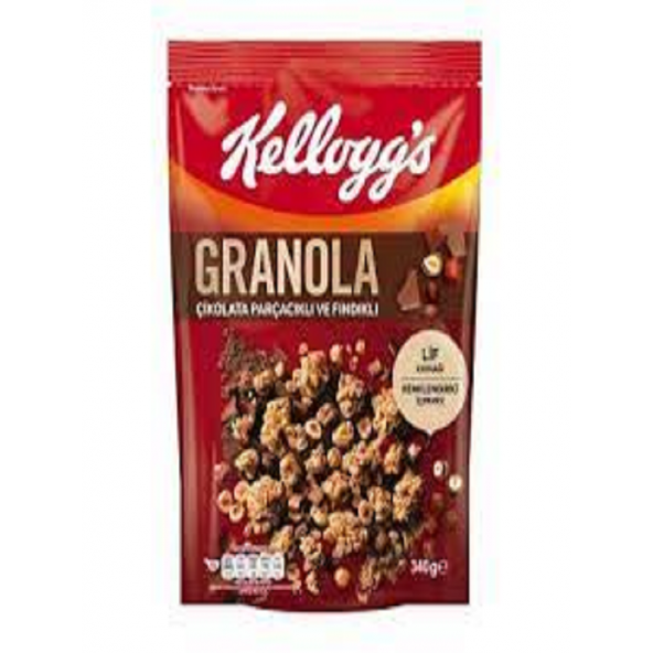 Kellogg's Granola Çikolata Parçacıklı Ve Fındıklı 340 G