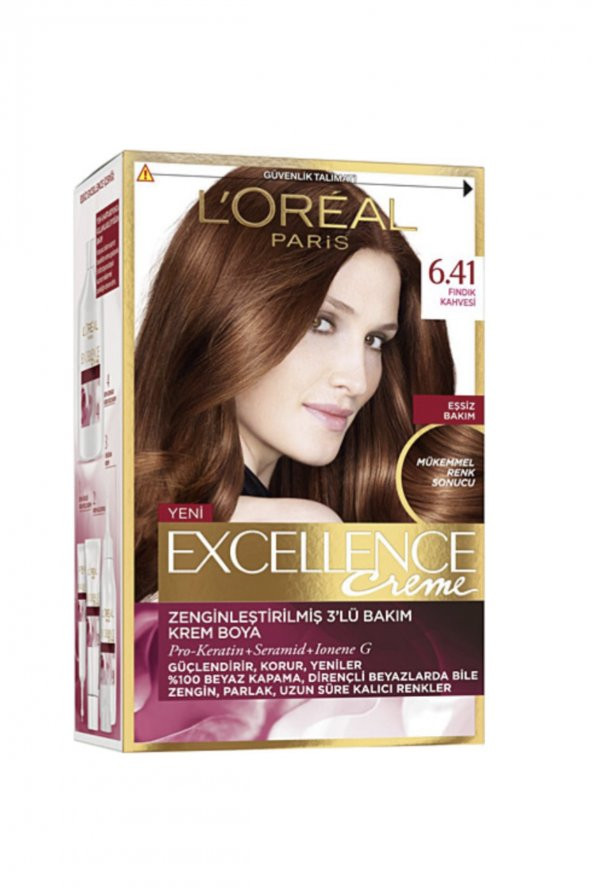 Loreal Paris Excellence Creme 6.41 Fındık Kahvesi - 2