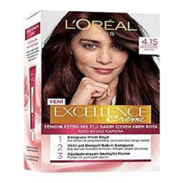 LOREAL EXC. 4 x15 T.KAHVESİ