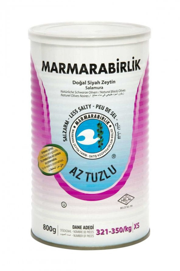 M.Birlik Zeytin Hususi Az Tuzlu 800 Gr.