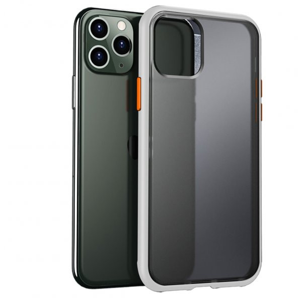 BİKAPAK ELIT ENIGMA IPHONE 11 PRO MAX BEYAZ KAPAK ürün görseli 1