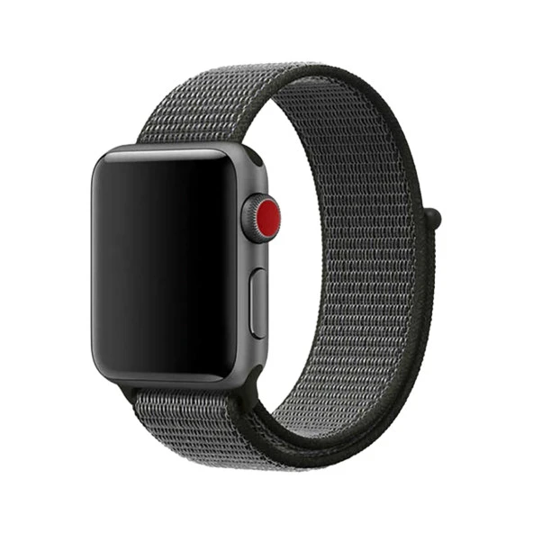 E2M APPLE WATCH 42-44MM KRD-03 HASIR GRI KORDON