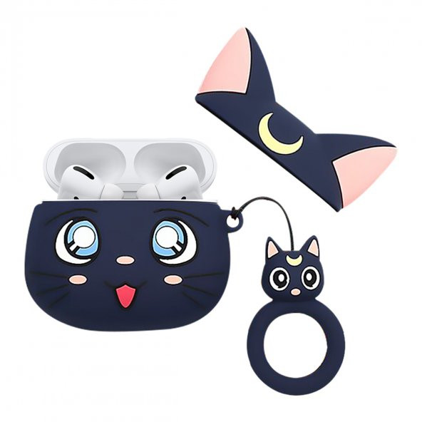 E2M AIRPODS PRO KILIF KEDİ - Resim 2