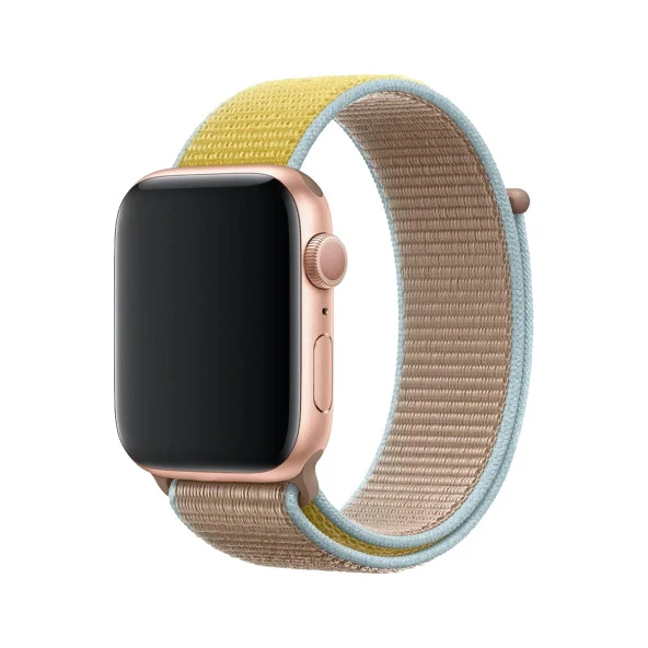 E2M APPLE WATCH 42-44MM KRD-03 HASIR SARI KORDON