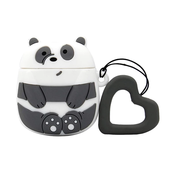 E2M AIRPODS 1-2 KILIF PANDA GRİ ürün görseli 1