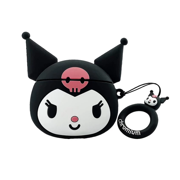 E2M AIRPODS 1-2 KILIF KUROMİ SİYAH - Resim 2