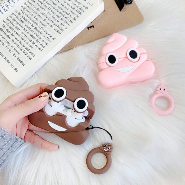 E2M AIRPODS PRO KILIF POO KAHVERENGİ ürün görseli 1