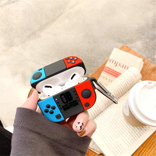 E2M AIRPODS PRO KILIF KONSOL MAVİ - 3