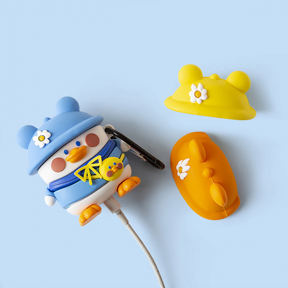 E2M AIRPODS PRO KILIF MAVi ÖRDEK MAVi - Resim 2