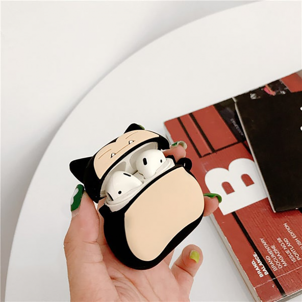 E2M AIRPODS PRO KILIF SNORLAX SİYAH ürün görseli