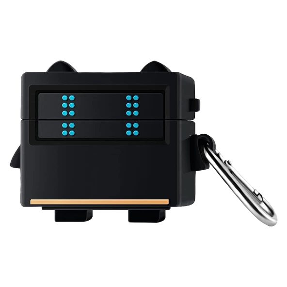 E2M AIRPODS PRO KILIF ROBO FLAT SiYAH ürün görseli