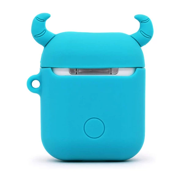 E2M AIRPODS 1-2 KILIF DEV MONSTER MAVİ - Resim 2