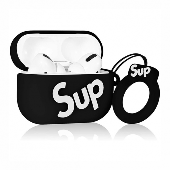 E2M AIRPODS PRO KILIF SUP SİYAH - Resim 2