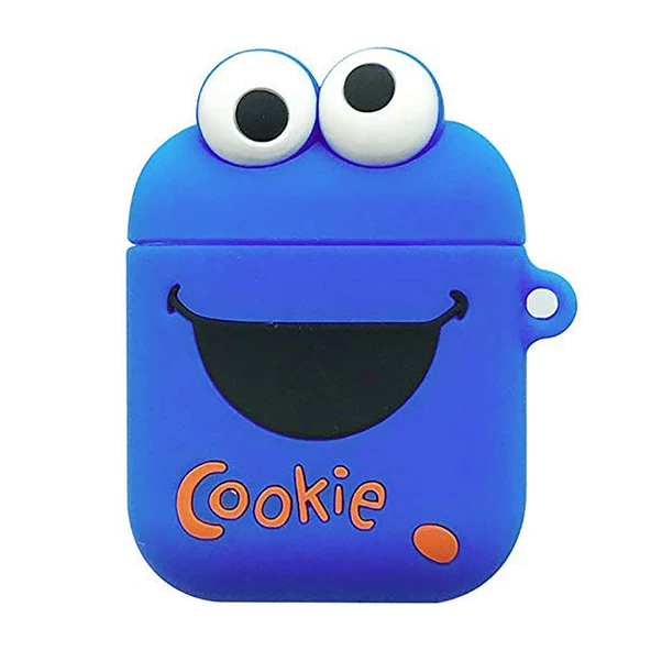 E2M AIRPODS 1-2 KILIF CUTE COOKIE MAVİ - Resim 2