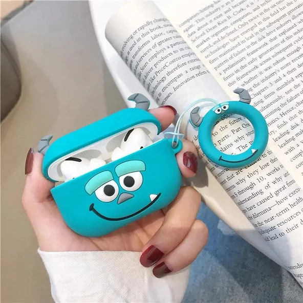 E2M AIRPODS PRO KILIF DEV MONSTER MAVİ - Resim 2