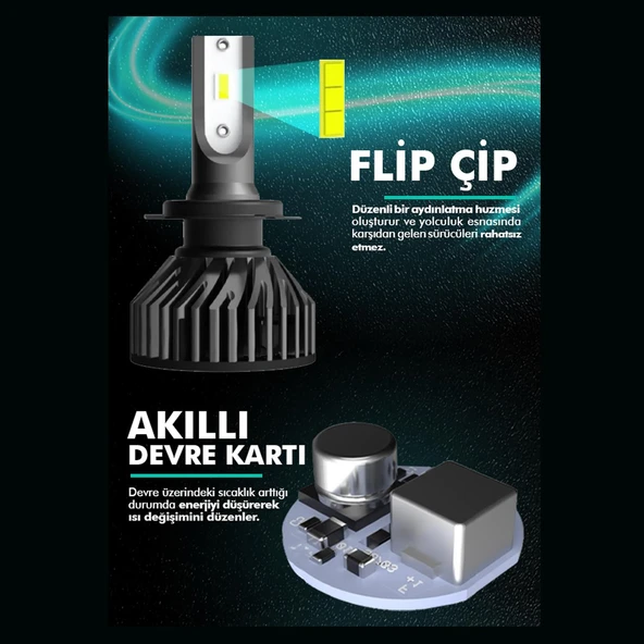 Niken Far Ampulü Led Xenon Pro Serisi H27 - 10