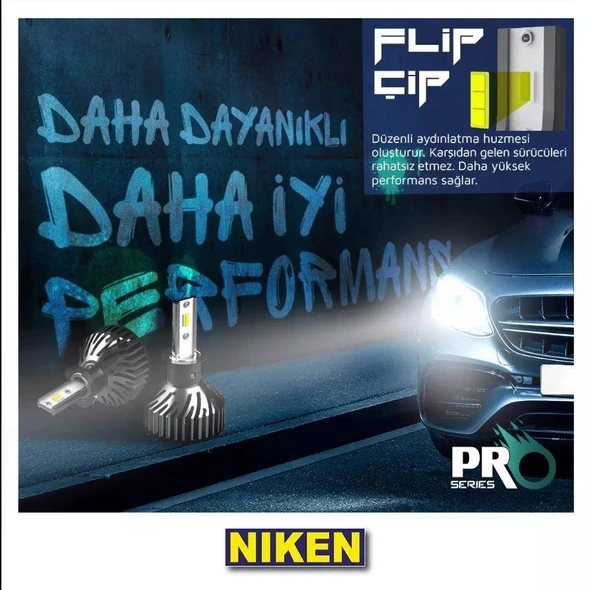 Niken Far Ampulü Led Xenon Pro Serisi H27 - 5