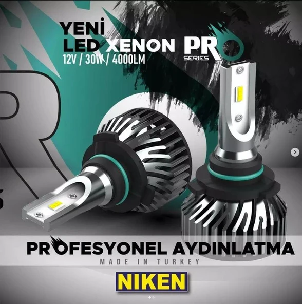 Niken Far Ampulü Led Xenon Pro Serisi 9006 - 4