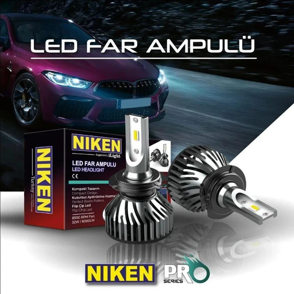 Niken Far Ampulü Led Xenon Pro Serisi 9006 - 3