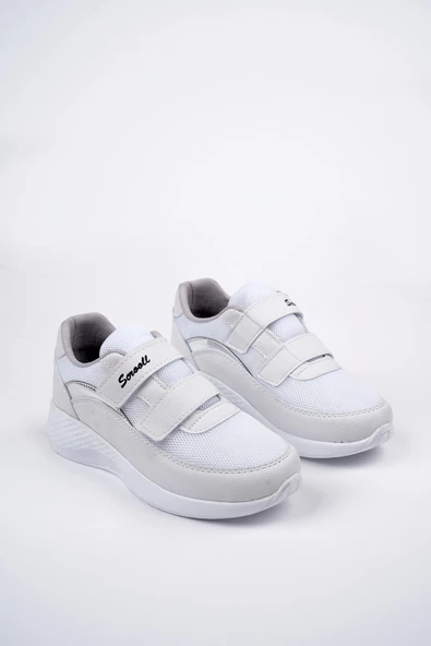 Muggo Chester Garantili Kadın Ortopedik Bağcıksız Cırtlı Rahat Sneaker Spor Ayakkabı - 6