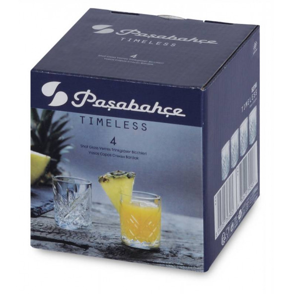Paşabahçe Timeless Kahve Yanı Ve Shot Likör Bardağı 4'lü Bardak 62 Cc 52780 - 4