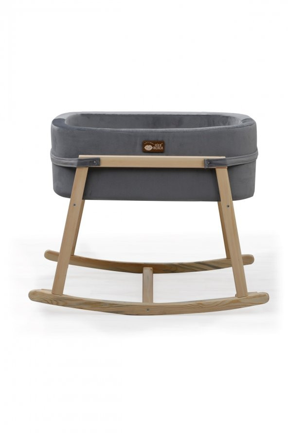 Hier Anne Yanı Beşik Yuvarlak Anne Yanı Antrasit - 2