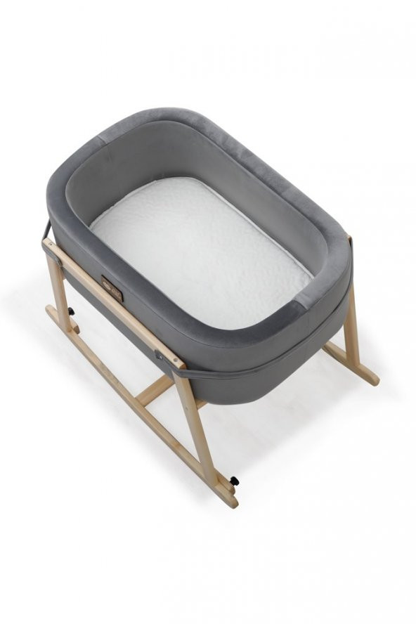 Hier Anne Yanı Beşik Yuvarlak Anne Yanı Antrasit - 4