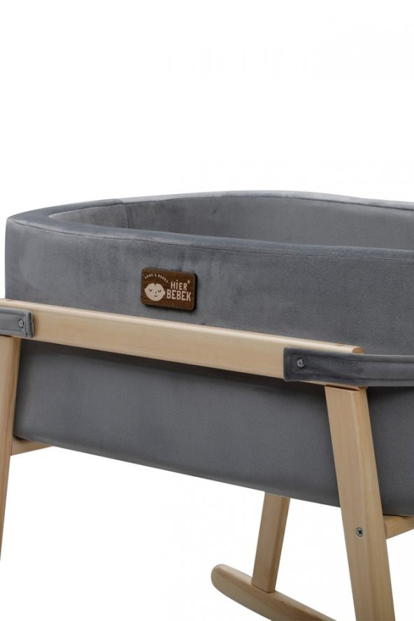 Hier Anne Yanı Beşik Yuvarlak Anne Yanı Antrasit - 5