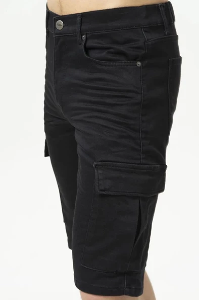 No Fear Orijinal Kargo Şort Siyah - 2