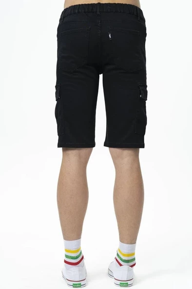No Fear Orijinal Kargo Şort Siyah - 3