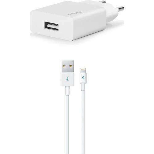Ttec 2SCS20LB Smartcharger Seyahat Şarj Aleti 2.1A +  Lightning Kablo Beyaz