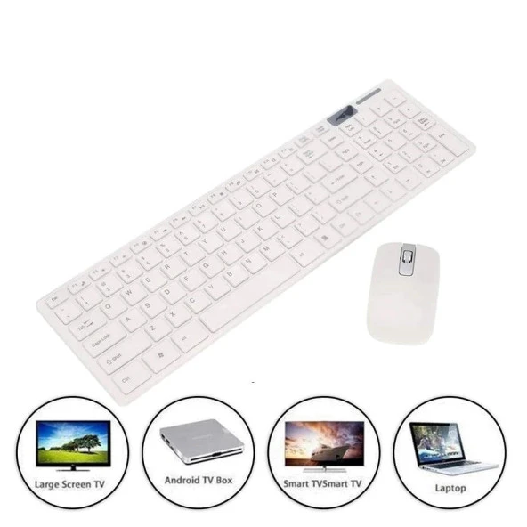 Concord MW Wireless Kablosuz Multimedya Türkçe Q 2.4G Klavye Mouse Seti - Resim 10