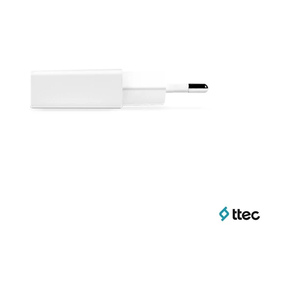 Ttec 2SCS20LB Smartcharger Seyahat Şarj Aleti 2.1A +  Lightning Kablo Beyaz - 4