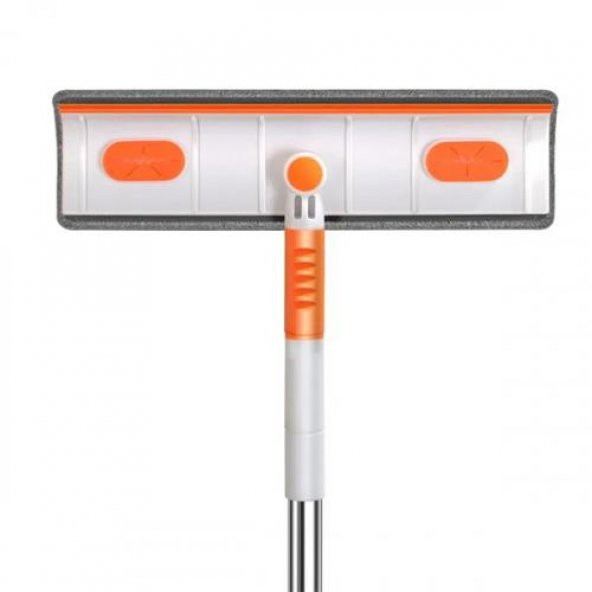 Polham 120CM Uzayıp Kısalabilen Teleskopik Mikrofiber Cam Silme Aparatı, Sağlam Bükülebilir Fırça