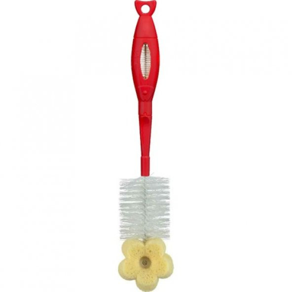 Wee Baby 106 Biberon ve Biberon Emziği Temizleme Seti Kırmızı -8690797111069