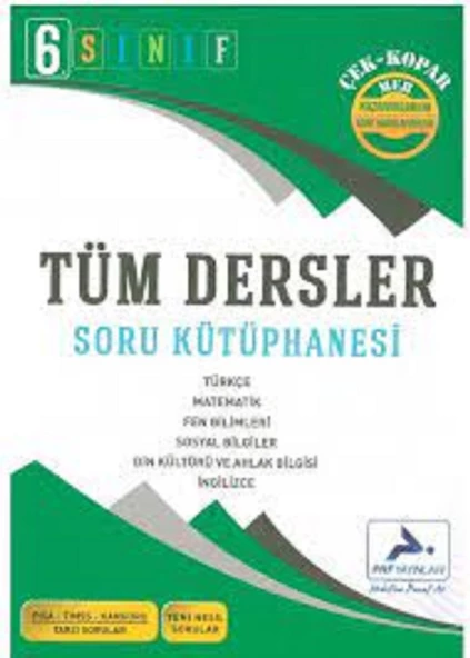 PRF 6.SINIF TÜM DERSLER SORU KÜTÜPHANESİ
