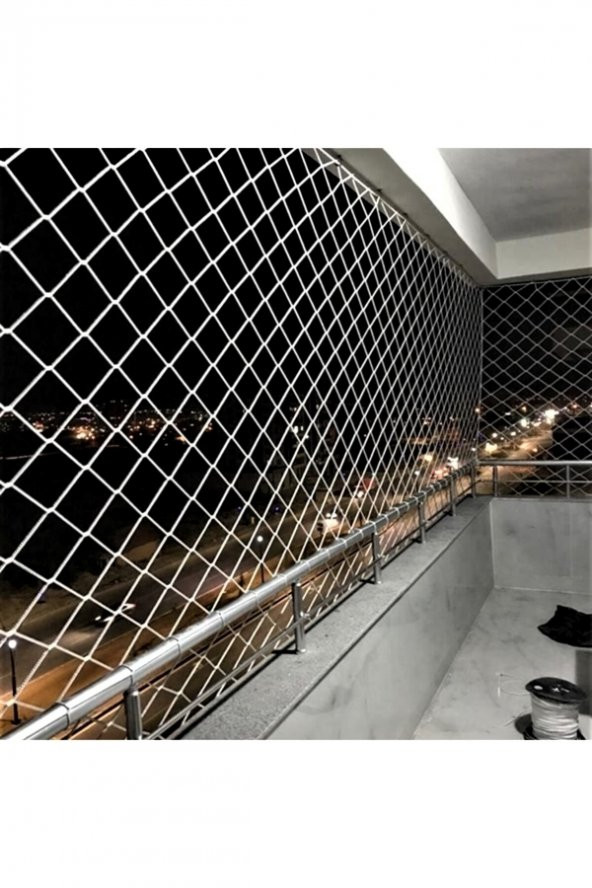 KADİRTARIM 3 X 9 METRE ÇOCUK GüVENLiK FİLESi KALINLIK 3 MM BALKON GüVENLiK FiLESi KEDi GüVENLiK FİLESİ FİLE