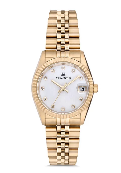 MOMENTUS SW132G-02SG ALTIN KAPLAMA KADIN KOL SAATİ
