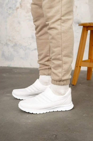 Marjinix 858 Ortopedik Süper Hafif Sneaker Anorak Günlük Rahat Erkek Yürüyüş ve Spor Ayakkabı - 7