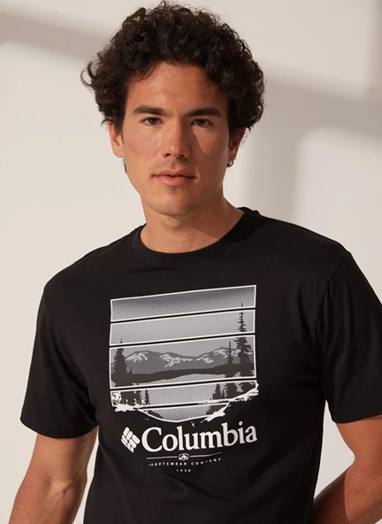 Columbia Csc M Colorful Vista Ss Tee Erkek Kısa Kollu Tişört CS0304-010 - 2